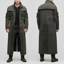 Handmade Elite Riot Gear Ranger Duster Fallout New Vegas NCR Ranger Cosplay Coat