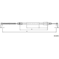 Metzger 10.6202 Seilzug Feststellbremse FüR Peugeot 406 8B 8E F