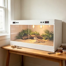 100x50x50cm Reptile Tank With Dual Temperature Control 110v Reptile Enclosure