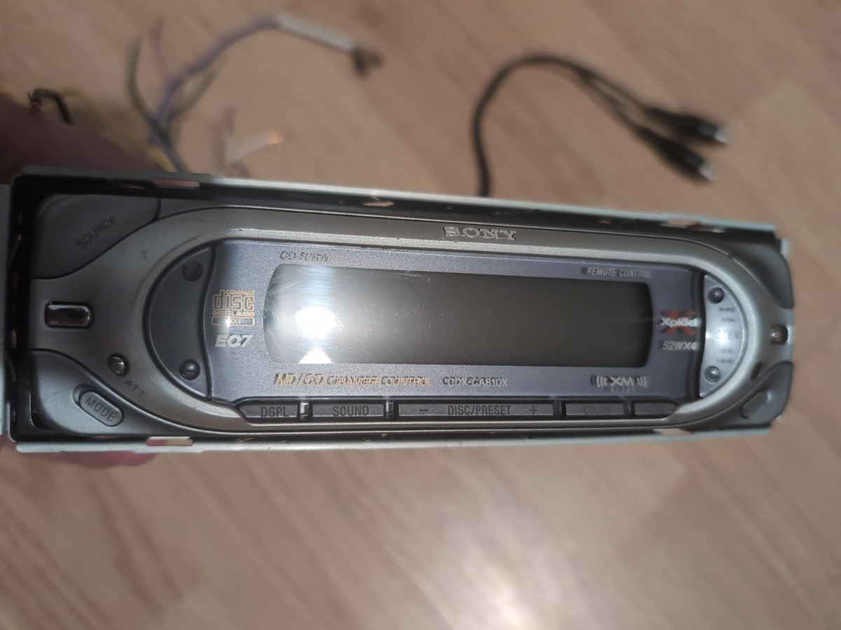 Old School SONY Xplod Car Radio CD Equalizer Xm Ready Custom Color