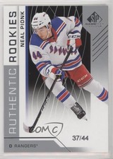 2018-19 Upper Deck SP Game Used Authentic Rookies 37/44 Neal Pionk #179 0y6z