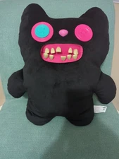 Fuggler Bigg Fugg Black Monster Mcslappy by Zuru 18 Inch Plush With Teeth NWT