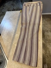 VTG 1960s Levi's Flare Bell Bottom Plaid Pants Sta-Prest Slacks 28 X 28 Groovy