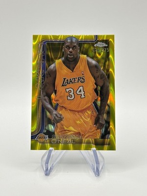 2025-26 Topps Chrome - Shaquille O'Neal #242 Yellow RayWave Refractor /275