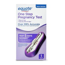 Equate One Step Pregnancy Test, Can Tell You 5 Days Sooner than Your Missed Peri