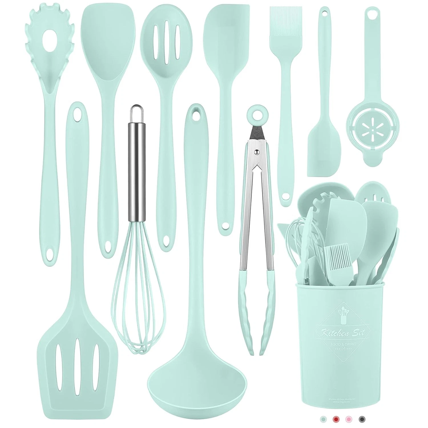 Scratch-Free Silicone Utensils for Nonstick Cookware
Opens in a new window or tab
