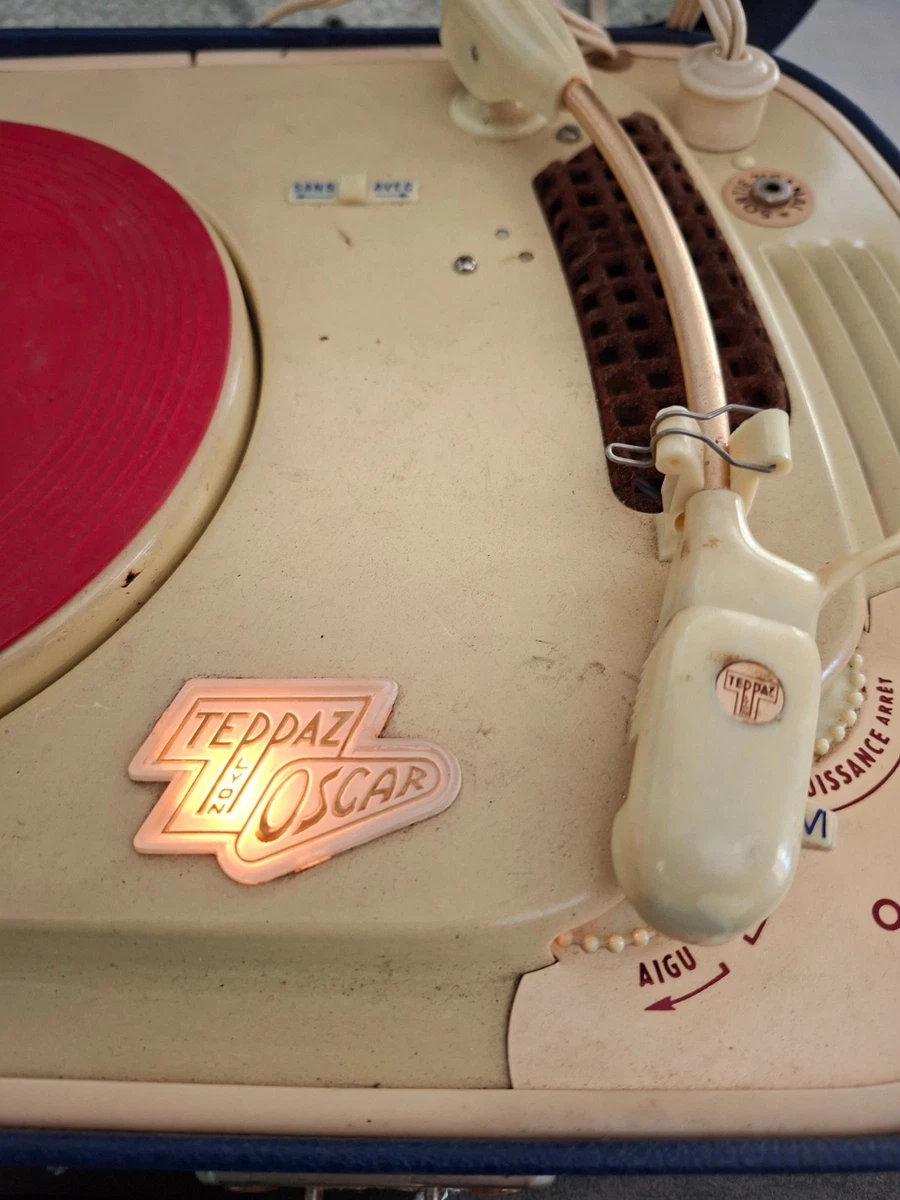 Tourne disque Teppaz Oscar Senior Vintage 1962 - 220 volts fonctionne !