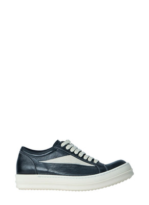 RICK OWENS Temple Black/Milk Vintage Women's Sumi Suede Sneakers New & Authentic