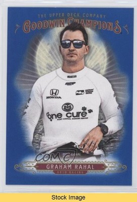 2018 Upper Deck Goodwin Champions Royal Blue Graham Rahal #15 READ z6b