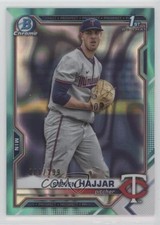 2021 Bowman Draft Chrome Aqua Lava Refractor 1/199 Steven Hajjar #BDC-161 0us8