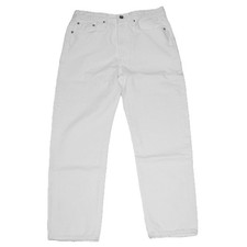 Edwin Hana Classic Straight Crop Jeans Button Fly White Noise Jeans Size 30 USA