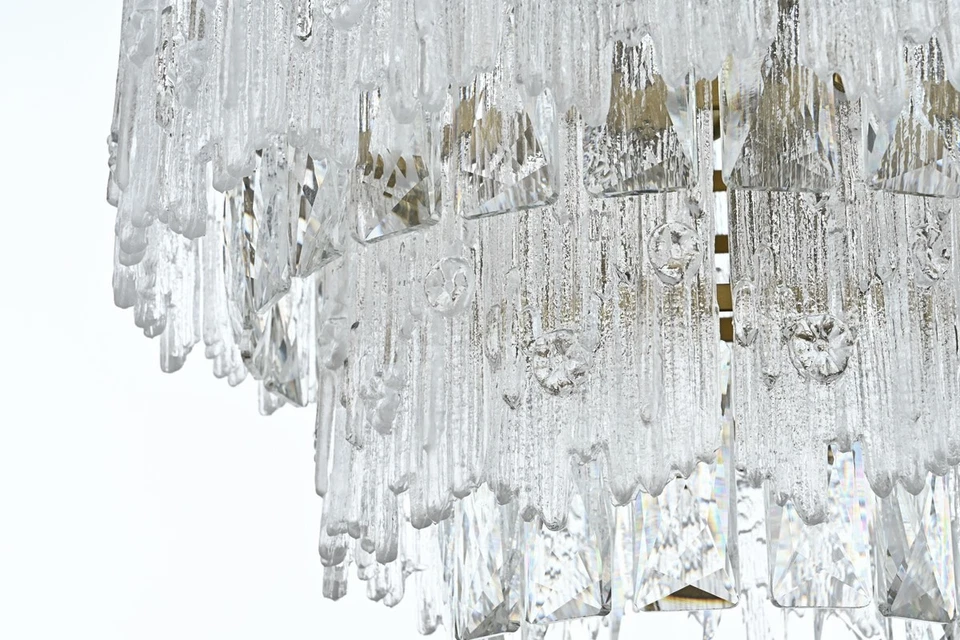 Elegant Lighting 1780D15 Emilia 4 Light 15"W Crystal Pendant - Chrome - Image 2 of 4