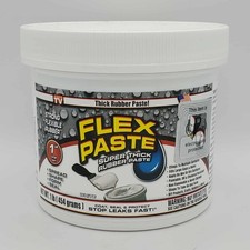 Flex Seal Flex Paste Super Thick Waterproof Rubberized White Paste - 1 lb