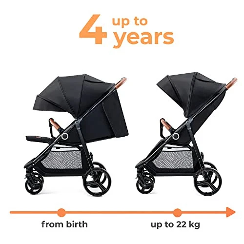Kinderkraft GRANDE PLUS Stroller pushchair for toddlers from Birth to 22 kg, - Image 2 of 4