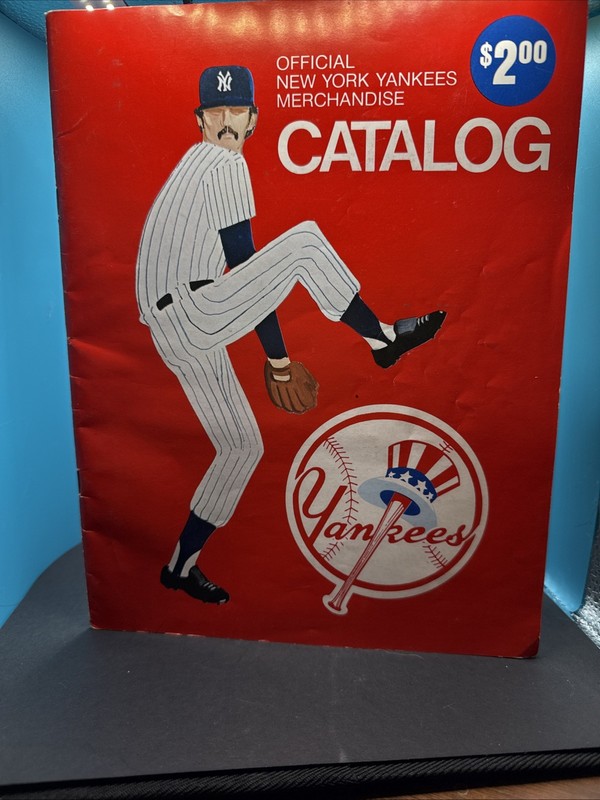 Vintage 1978 Official New York Yankees Merchandise Catalog Great Condition!
