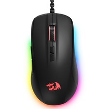 Wired Gaming , Black PC Gaming Mice with RGB Backlits, 7 Programmable Macro B...