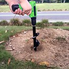 4PCS Garden Auger Drill Bit Set - 1.6X9 & 1.6X16 & 2.7X16 & 3X12 Inch Planting A