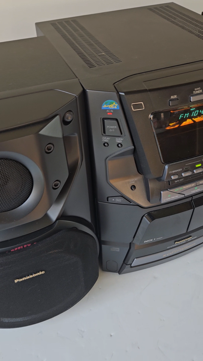 Panasonic SA-AK22 5 CD AM/ FM HI FI Stereo System | eBay