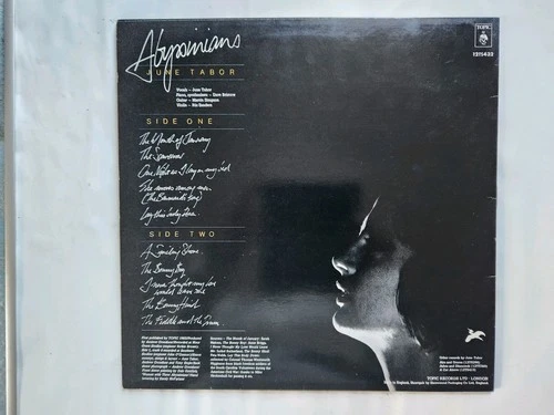June Tabor ‎– Abyssinians - Topic Records ‎– 12TS432 -  Vinyl, LP, Album, Stereo image 5