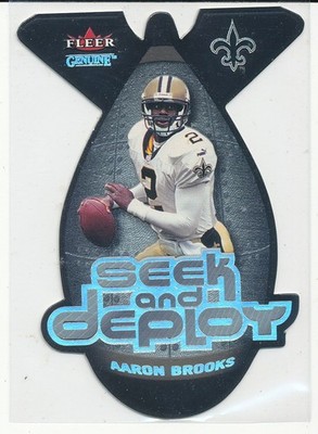 2001 Fleer Genuine Aaron Brooks Seek And Deploy