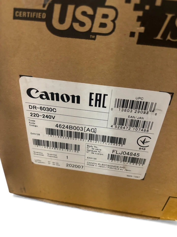 Canon imageFORMULA DR6030C High-Speed Duplex A3 Scanner with 16K Pages - Image 4 of 4