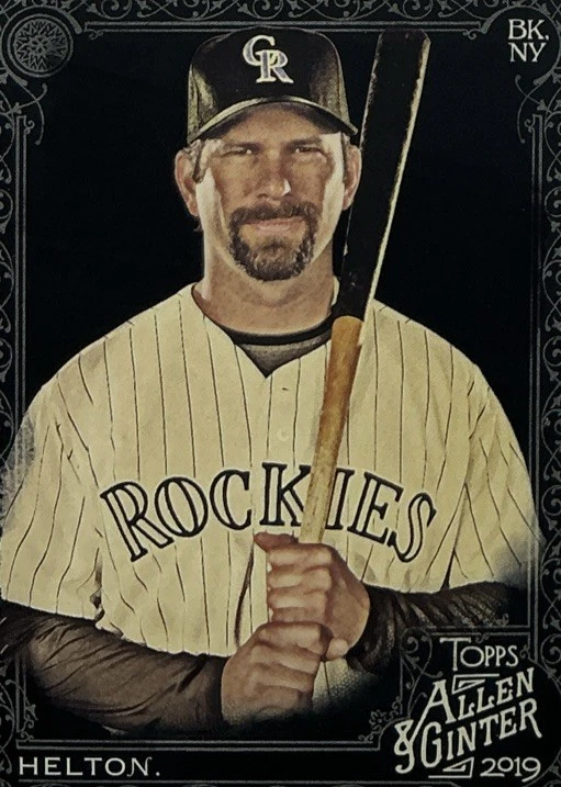 Todd Helton PSA 9 - 2019 Topps Allen & Ginter X Portrait - Rockies, Volunteers Foto 4 de 4