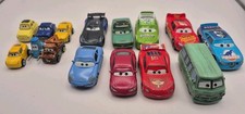 Disney Pixar Cars Diecast Toy Vehicle Lot Multicolor Assorted Characters 15 