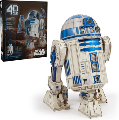 Star Wars R2-D2 Cardstock 3D Model Kit, Star Wars Gifts, Toys Desk Décor for Fan