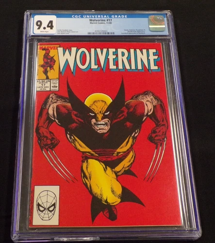 WOLVERINE #17 MARVEL COMICS JOHN BYRNE COVER CGC GRADED 9.4