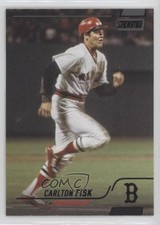 2022 Topps Stadium Club Black Foil Carlton Fisk #226 HOF 0m4q