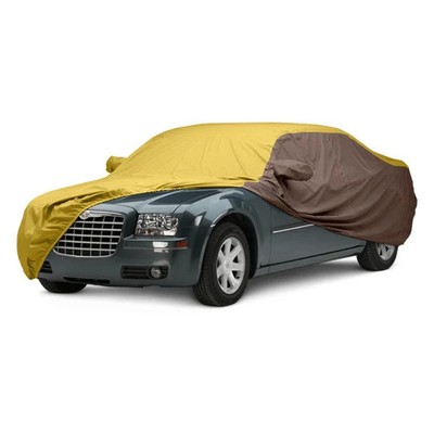 For Maserati Quattroporte 80-86 Car Cover WeatherShield HP Two-Tone Yellow
