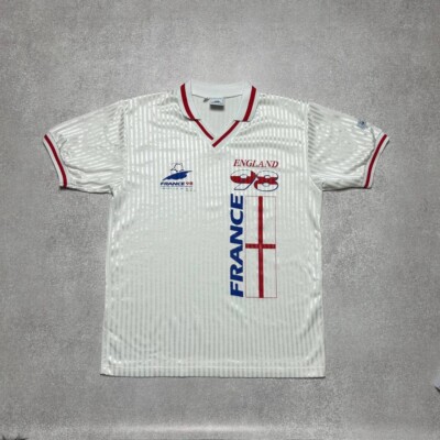 1994 Vintage England France 98 World Cup Soccer Jersey White