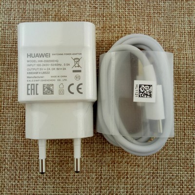 Original Huawei P20 lite 9V/2A Schnell ladegerät USB-C Kabel Für P9 Honor 9 10