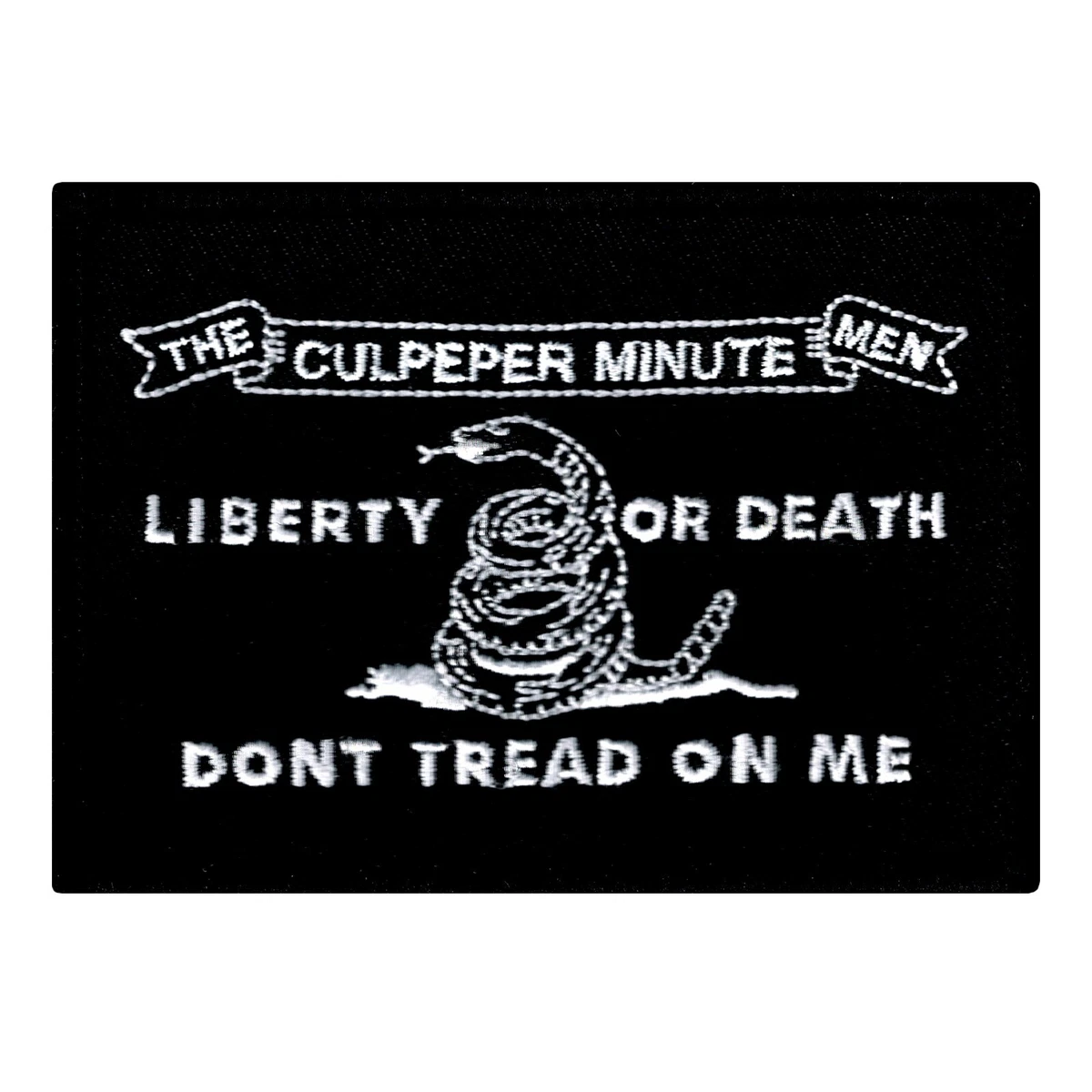Toppa Ricamata Tactical Gadsden Flag 'Non Calpestarmi' 7,5x5 Cm, Con Velcro Per Fissaggio - 2