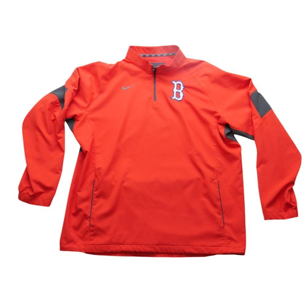 SACAI X NIKE Nike Boston Red Sox Pullover Uomo XL 1 4 Zip MLB Giacca Rosso Logo 578555 656
