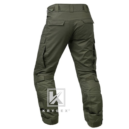 KRYDEX Gen4 Combat Uniform Set Tactical Shirt & Trousers&Knee Pads Ranger Green - Picture 10 of 24
