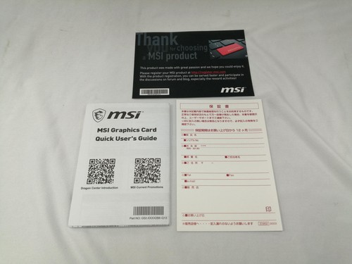 Carte Graphique MSI GEFORCE RTX 2060 VENTUS XS 6G En Bon État Provenant Du Japon - Photo 11/11
