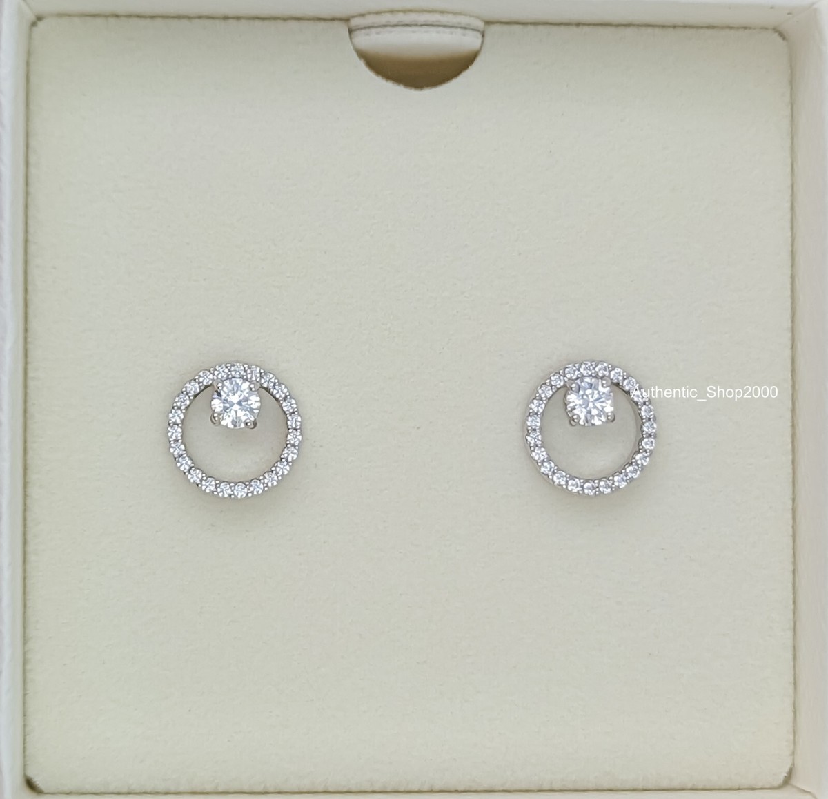 ピアス SWAROVSKI Constella rose gold stud earrings 5692263 Constella stud earrings, Round cut, White, Rose gold-tone