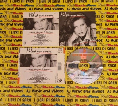 CD MILVA Mon amour sono canzoni d'amore italy FONIT CETRA 6453 no lp mc(XI9)