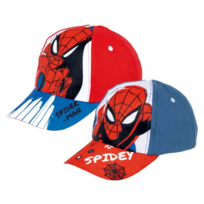 Marvel Spiderman Kinder Basecap Baseball Kappe Mütze Hut Jungen 52/54 Blau Rot