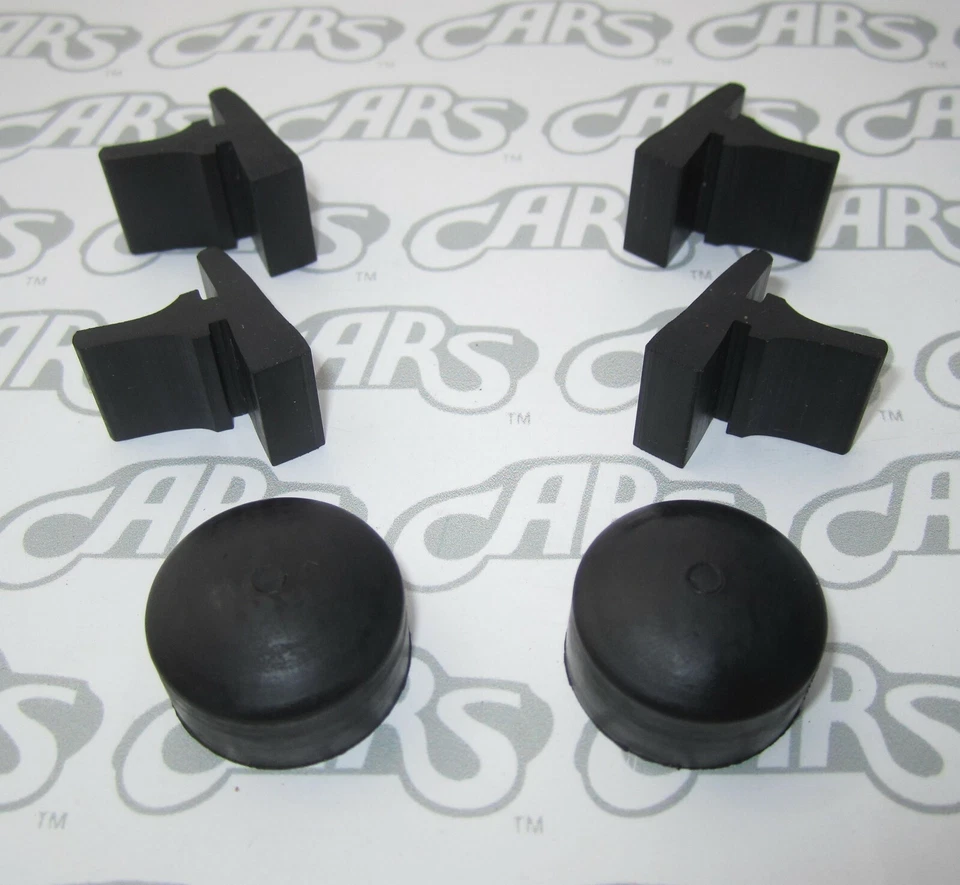 1963 1964 1965 Buick Riviera Hood Alignment Bumper Kit. 6 Piece Complete Kit - Image 2 of 4