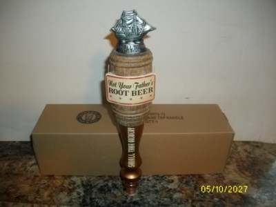 NOT YOUR FATHER'S ROOT BEER SHIP TAP HANDLE KNOB NEW IN BOX 13 INCH