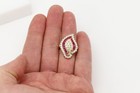 18k Ruby Diamond Ring Solid Gold Natural Ruby and Diamonds Vintage Jewelry — photo 8