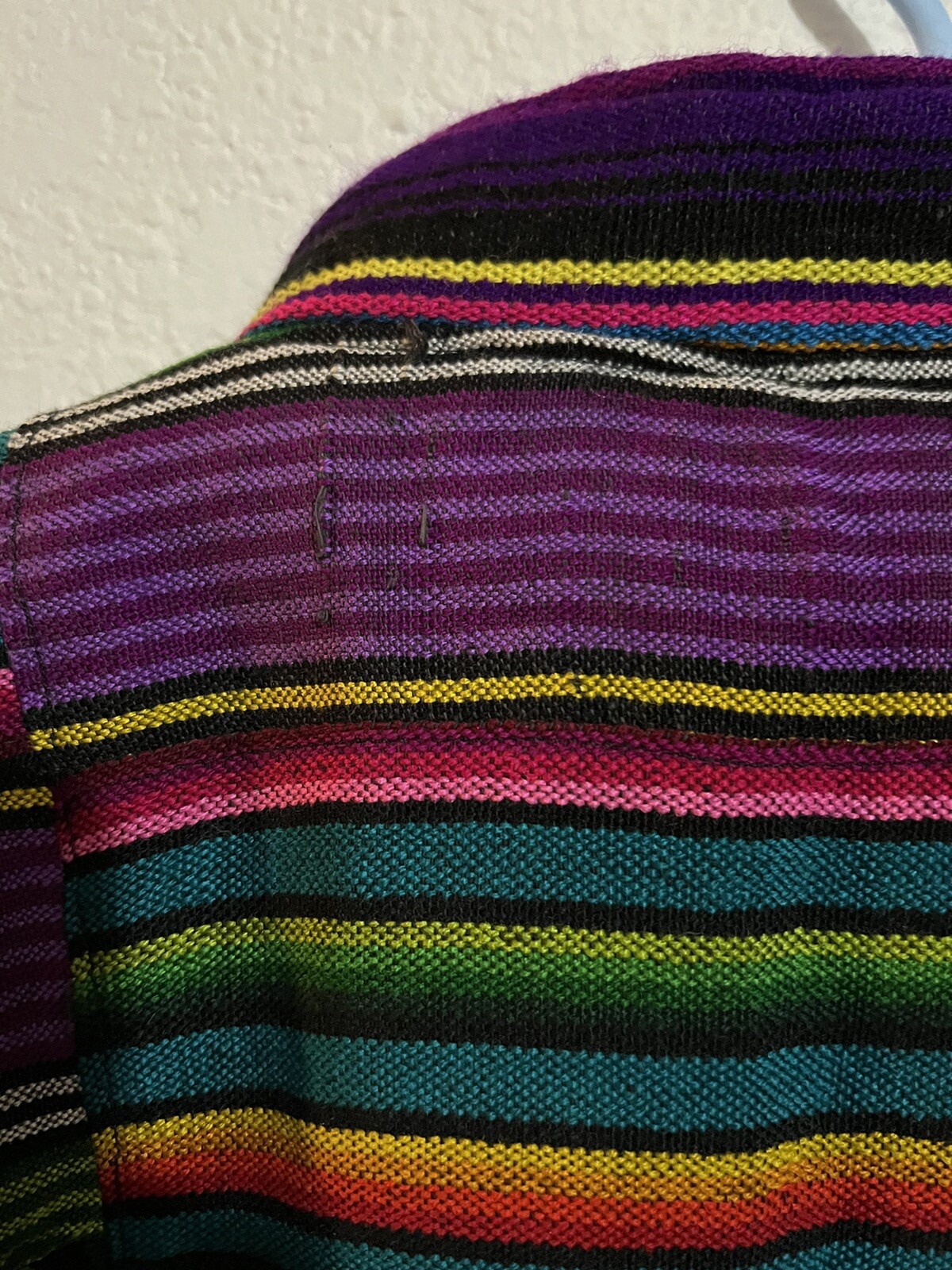 Embroidered Patchwork Guatemalan Bomber Jacket. S… - image 7