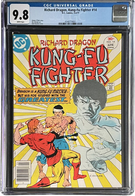 Richard Dragon Kung Fu Fighter 14 CGC 9.8 WH Bruce Lee Cover