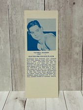 1968-74 Basketball Hall of Fame Bookmarks HOF - Victor A. Hanson