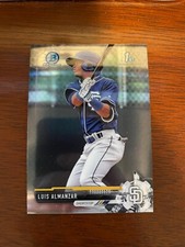 2017 Bowman Chrome 1st Prospects BCP8 Luis Almanzar Padres