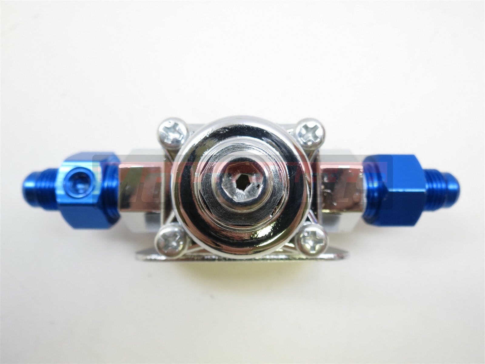 Braided Fuel Line Pressure Regulator Kit Dual Outlet Holley 4150