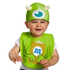 Disguise Baby's Disney Pixar Monsters University Mike Infant Bib and Hat Costume