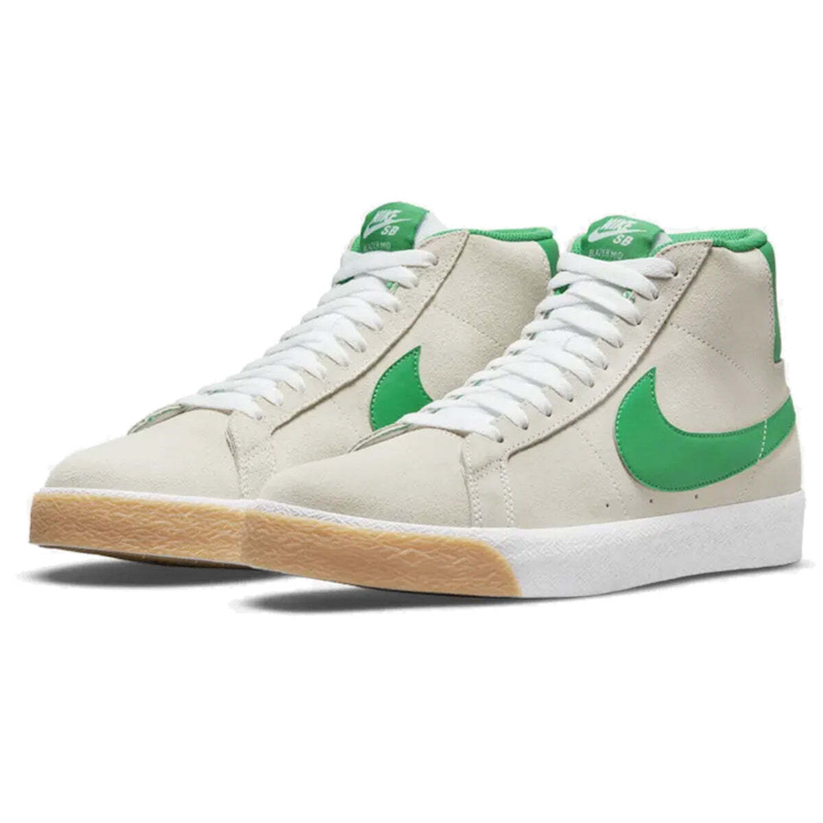 Мужские коньки Nike SB Zoom Blazer Mid Lucky Green Summit White 864349-106 sz 9